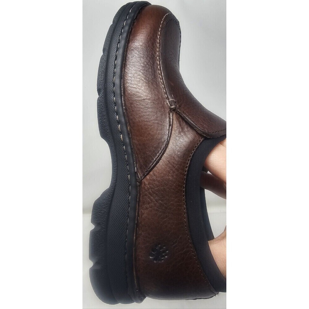 Wolverine Women's Brown Dana Mock Toe Slip-On Briar Shoes 6242 Leather Size 6.5M - Picture 4 of 13